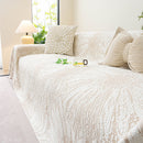Cooling Botanical Jacquard Couch Cover Decorative Furniture Cover for Loveseat & Sofas by Slipcover KAS™