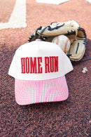 Homerun - Red Striped Trucker Hat