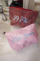 Sorority Greek Clear Coat Toiletry Bag