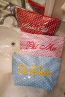 Sorority Greek Clear Coat Toiletry Bag