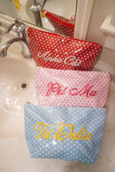 Sorority Greek Clear Coat Toiletry Bag