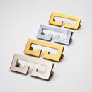 Chloe, Solid Brass Greek Key Pull
