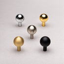 Dumas, Solid Brass Ball Knobs