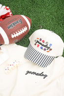 Gameday Icon Black Stripe Trucker Hat