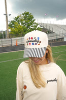 Gameday Icon Black Stripe Trucker Hat
