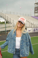 Play Something Country - Navy Pinstripe Trucker Hat