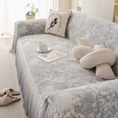 French Chic Style Ruffle Rose Cover Throw for Sofas, Decorative Sectional Covers