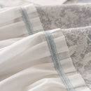 French Chic Style Ruffle Rose Cover Throw for Sofas, Decorative Sectional Covers