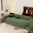 Washable Textured Sofa Cover Throw for Pets, Dogs Furniture Protector with Tassels
