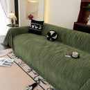 Washable Textured Sofa Cover Throw for Pets, Dogs Furniture Protector with Tassels