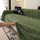 Washable Textured Sofa Cover Throw for Pets, Dogs Furniture Protector with Tassels