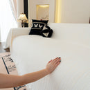 Washable Textured Sofa Cover Throw for Pets, Dogs Furniture Protector with Tassels