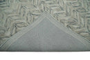 Quick Ship 5x8 Hand Tufted Modern Style Beige And Gray Wool Rug by The Rug Decor