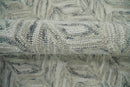 Quick Ship 5x8 Hand Tufted Modern Style Beige And Gray Wool Rug by The Rug Decor