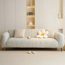 Ribbed Washable Sofa Cover, High Stretch Striped Couch Slipcover with Tie Straps by Slipcover KAS™