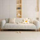 Ribbed Washable Sofa Cover, High Stretch Striped Couch Slipcover with Tie Straps
