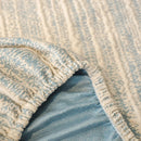 Ribbed Washable Sofa Cover, High Stretch Striped Couch Slipcover with Tie Straps by Slipcover KAS™