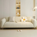 Ribbed Washable Sofa Cover, High Stretch Striped Couch Slipcover with Tie Straps by Slipcover KAS™
