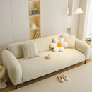 Ribbed Washable Sofa Cover, High Stretch Striped Couch Slipcover with Tie Straps by Slipcover KAS™