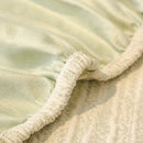 Ribbed Washable Sofa Cover, High Stretch Striped Couch Slipcover with Tie Straps by Slipcover KAS™