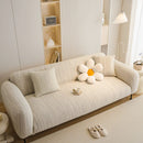 Ribbed Washable Sofa Cover, High Stretch Striped Couch Slipcover with Tie Straps by Slipcover KAS™