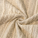 Ribbed Washable Sofa Cover, High Stretch Striped Couch Slipcover with Tie Straps by Slipcover KAS™