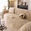 Plush Fleece Washable Sofa Throw Blanket, Soft & Cozy Furniture Protector for Couch