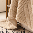 Plush Fleece Washable Sofa Throw Blanket, Soft & Cozy Furniture Protector for Couch