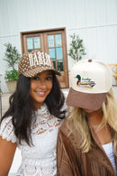 Lucky Duck - Brown Corduroy Trucker Hat