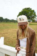 Lucky Duck - Brown Corduroy Trucker Hat