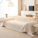 Boho 3D Geometric Throw Blanket for Couch, Luxurious Velvety Plush Fleece Sofa Cover