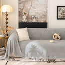 Plush Fleece Washable Sofa Throw Blanket, Soft & Cozy Furniture Protector for Couch