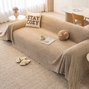 Boho 3D Geometric Throw Blanket for Couch, Luxurious Velvety Plush Fleece Sofa Cover