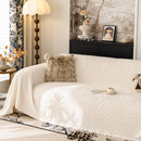 Plush Fleece Washable Sofa Throw Blanket, Soft & Cozy Furniture Protector for Couch