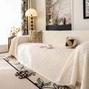 Plush Fleece Washable Sofa Throw Blanket, Soft & Cozy Furniture Protector for Couch