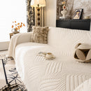 Plush Fleece Washable Sofa Throw Blanket, Soft & Cozy Furniture Protector for Couch