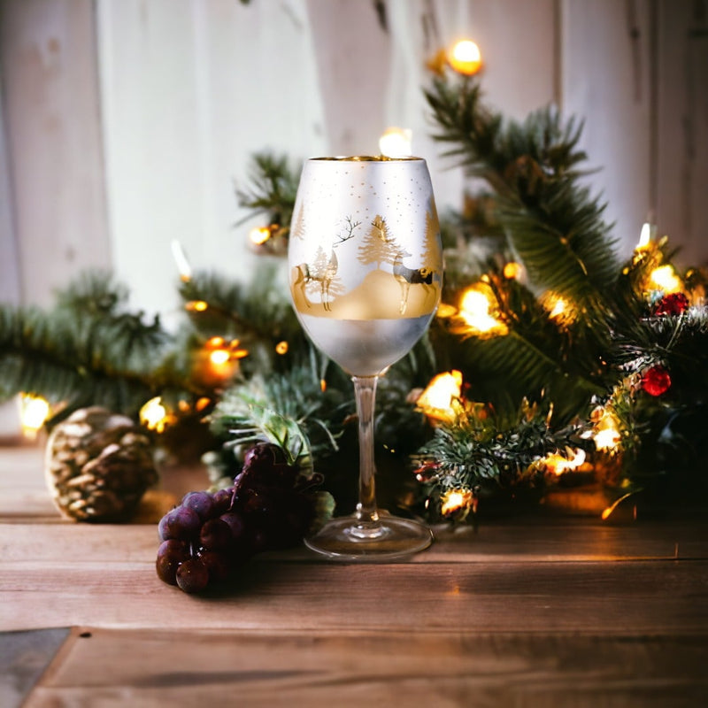 Gold & Silver Deer Wine Glasses, photo 3 of 8