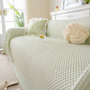 3D Bubble Textured Furniture Protector Throw Cover, Cooling Soft Woven Couch Cover