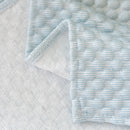 3D Bubble Textured Furniture Protector Throw Cover, Cooling Soft Woven Couch Cover