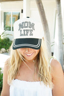 Mom Life - Black Vintage Trucker Hat