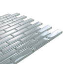 Stone Blue 12x12 Glossy Brick Glass Mosaic Tile (5 pack, 4.92 sq ft/case) by Apollo Tile