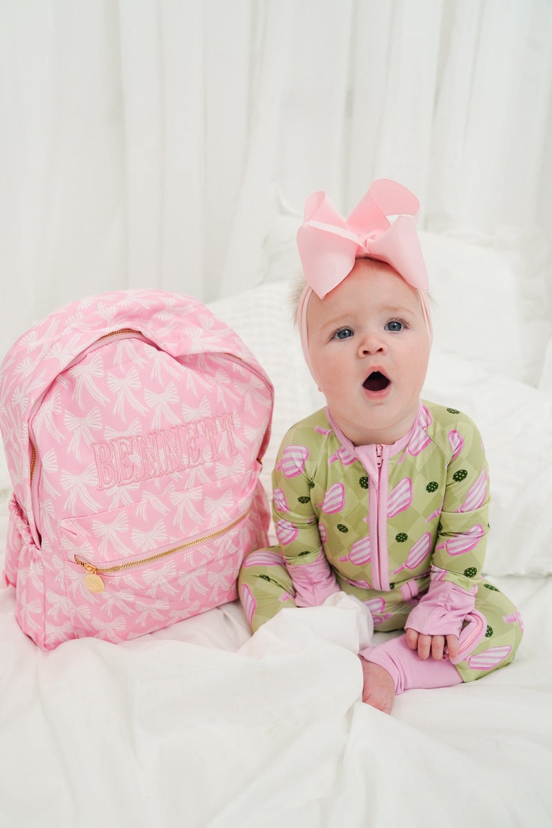 Pink Bow Backpack