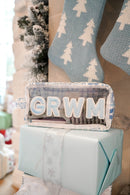 GRWM - Blue Bows Clear Large Makeup Bag