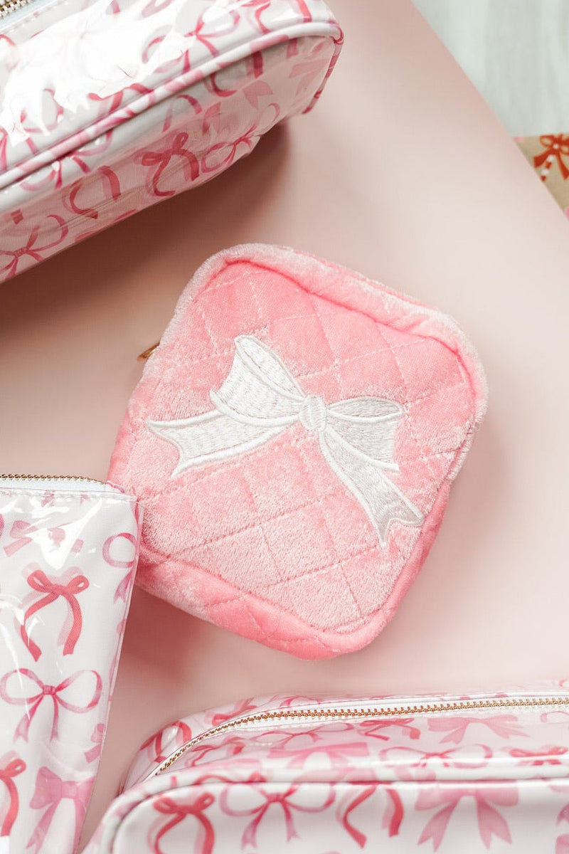 Bow Mini - Pink Velvet
