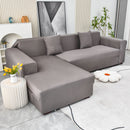 Boho Printed Sofa Slipcover, Stretch Furniture Protector for Sectional L-Shaped Sofa by Slipcover KAS™