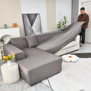Boho Printed Sofa Slipcover, Stretch Furniture Protector for Sectional L-Shaped Sofa by Slipcover KAS™
