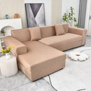 Boho Printed Sofa Slipcover, Stretch Furniture Protector for Sectional L-Shaped Sofa by Slipcover KAS™