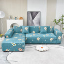 Boho Printed Sofa Slipcover, Stretch Furniture Protector for Sectional L-Shaped Sofa by Slipcover KAS™