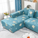 Boho Printed Sofa Slipcover, Stretch Furniture Protector for Sectional L-Shaped Sofa by Slipcover KAS™