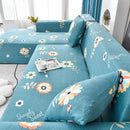 Boho Printed Sofa Slipcover, Stretch Furniture Protector for Sectional L-Shaped Sofa by Slipcover KAS™